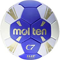 Molten H1C3500 - Balón de Balonmano reglamentario IHF- categoría Infantiles- Azul y blanco- Talla 1